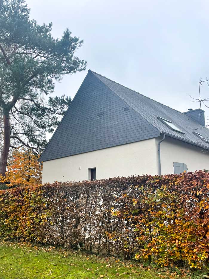 Habillage de pignon de maison à Saint-Gilles