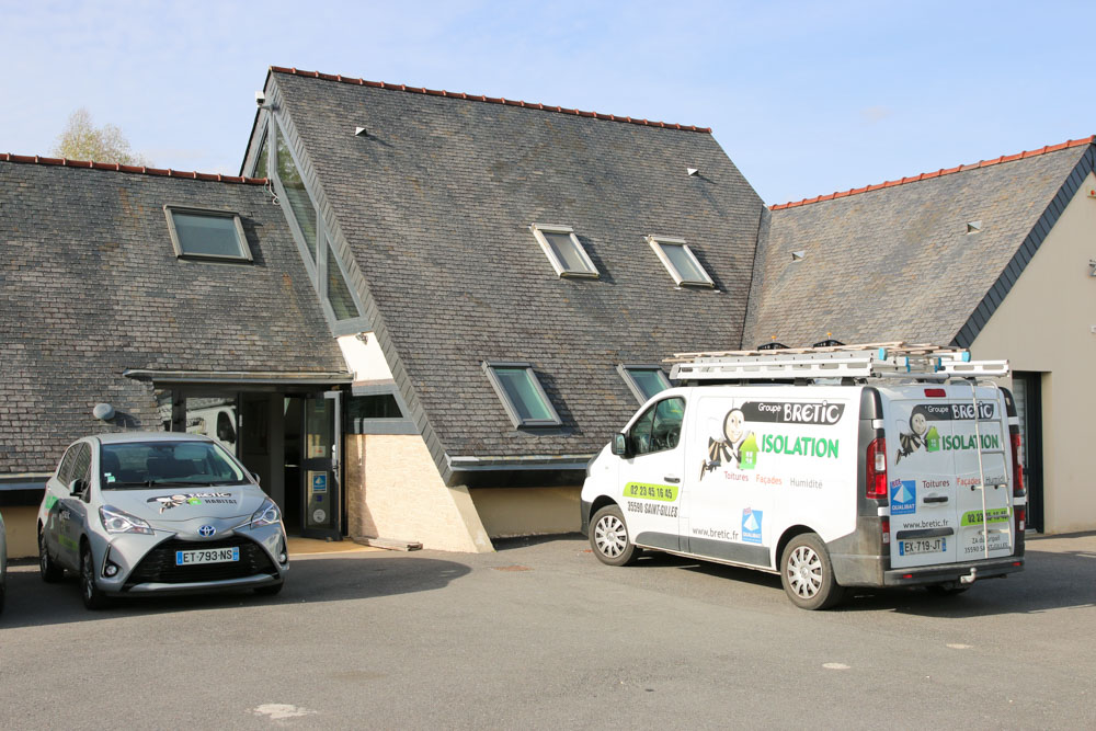 camion bretic isolation maison nettoyage toit Saint Malo Vitré