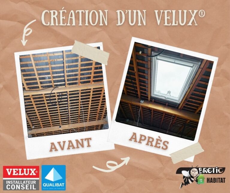 Création d’un VELUX à Pont-Péan