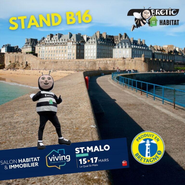 Stand Bretic nettoyage toit salon de l'habitat et immobilier de Saint Malo