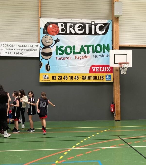 Bretic isolation grenier partenaire club basket Pacé Saint-Gilles