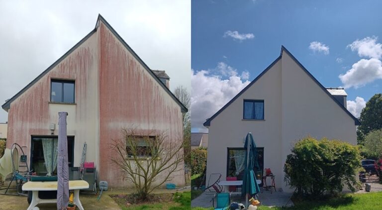 Nettoyage de façade à Bédée près de Rennes