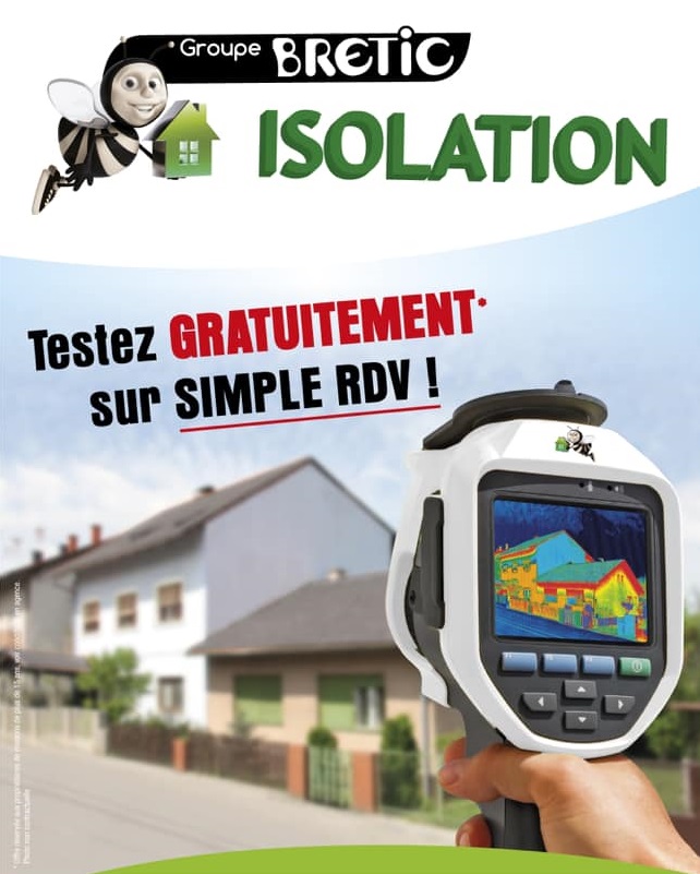 camera thermique isolation maison Rennes Saint Gilles