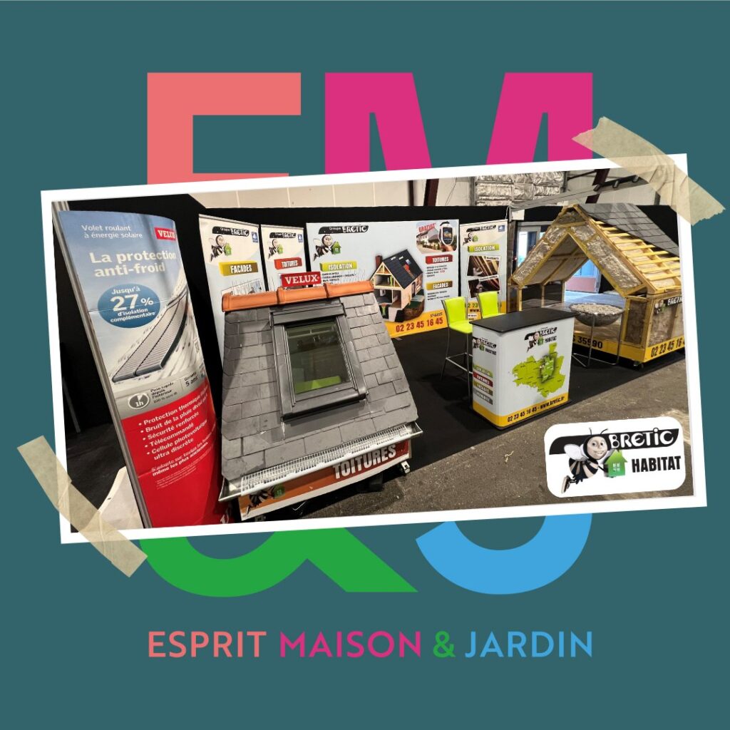 stand bretic isolation nettoyage toit salon esprit maison et jardin Rennes