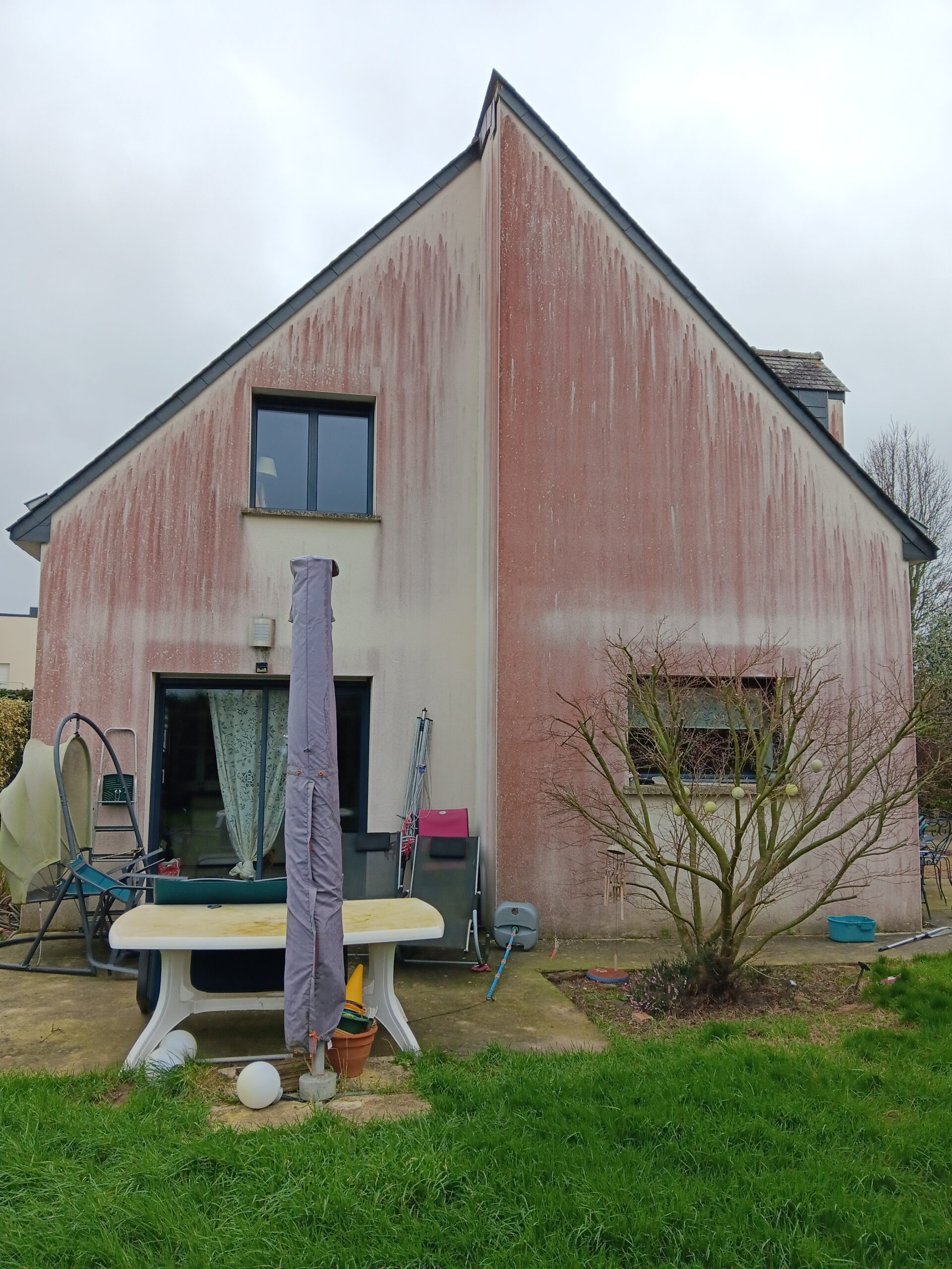 entretien façade maison ravalement nettoyage Rennes Pacé
